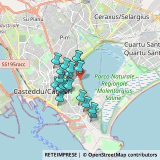 Mappa Asse Mediano di Scorrimento, 09129 Cagliari CA, Italia (1.39158)