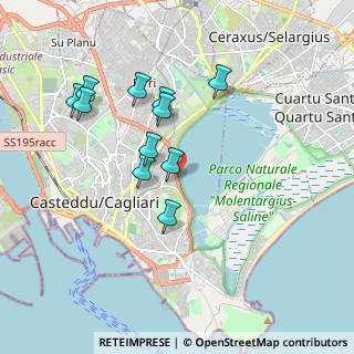 Mappa Asse Mediano di Scorrimento, 09129 Cagliari CA, Italia (1.88455)