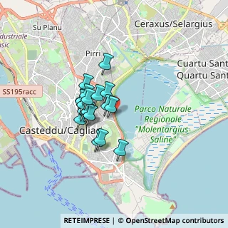 Mappa Asse Mediano di Scorrimento, 09129 Cagliari CA, Italia (1.298)