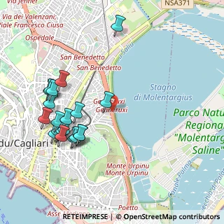 Mappa Asse Mediano di Scorrimento, 09129 Cagliari CA, Italia (1.2185)