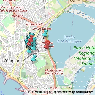 Mappa Asse Mediano di Scorrimento, 09129 Cagliari CA, Italia (0.8995)