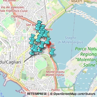 Mappa Asse Mediano di Scorrimento, 09129 Cagliari CA, Italia (0.694)