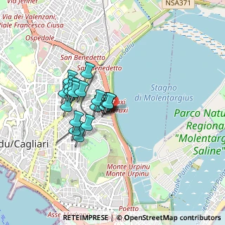 Mappa Asse Mediano di Scorrimento, 09129 Cagliari CA, Italia (0.7085)