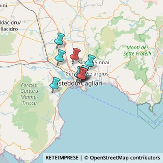 Mappa Asse Mediano di Scorrimento, 09129 Cagliari CA, Italia (19.03833)