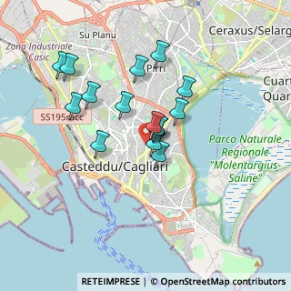 Mappa 09128 Cagliari CA, Italia (1.60933)