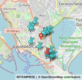 Mappa Via Francesco Petrarca, 09129 Cagliari CA, Italia (1.43125)
