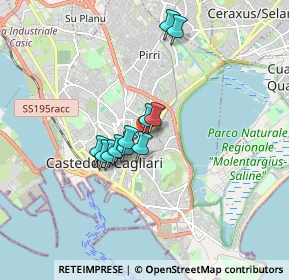 Mappa Via Francesco Petrarca, 09129 Cagliari CA, Italia (1.34182)