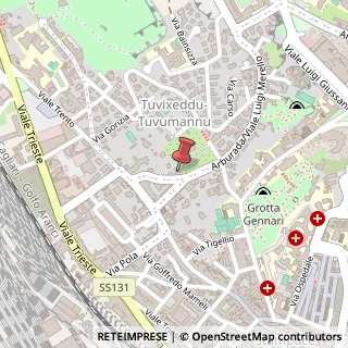 Mappa Viale Luigi Merello, 18, 09123 Cagliari, Cagliari (Sardegna)