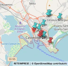 Mappa Piazzetta L'Unione Sarda, 09122 Cagliari CA, Italia (3.23)