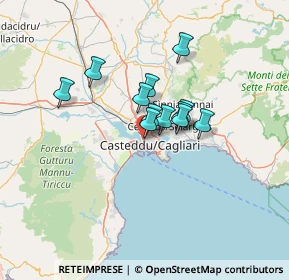 Mappa Via Santa Gilla, 09121 Cagliari CA, Italia (9.53667)