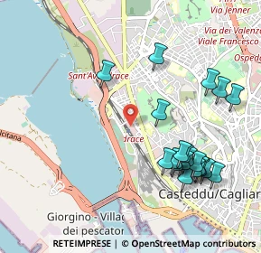 Mappa Via Santa Gilla, 09121 Cagliari CA, Italia (1.209)