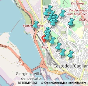 Mappa Via Santa Gilla, 09121 Cagliari CA, Italia (0.936)