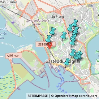 Mappa Piazzetta L'Unione Sarda, 09122 Cagliari CA, Italia (2.21333)