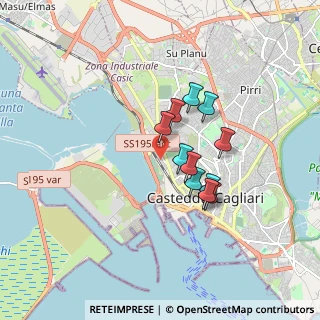 Mappa Piazzetta L'Unione Sarda, 09122 Cagliari CA, Italia (1.40273)