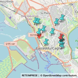 Mappa Piazzetta L'Unione Sarda, 09122 Cagliari CA, Italia (2.02846)