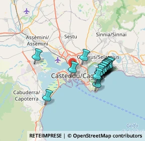 Mappa Piazzetta L'Unione Sarda, 09122 Cagliari CA, Italia (6.7865)