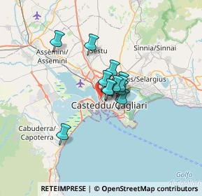 Mappa Piazzetta L'Unione Sarda, 09122 Cagliari CA, Italia (4.07917)