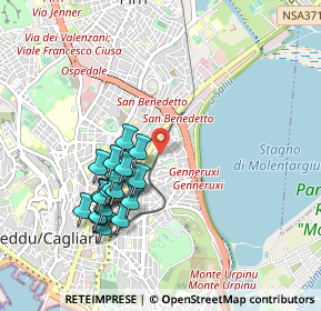 Mappa Via Zagabria, 09129 Cagliari CA, Italia (0.999)