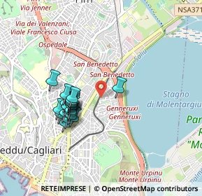 Mappa Via Zagabria, 09129 Cagliari CA, Italia (0.861)