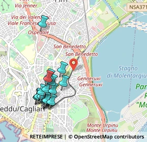 Mappa Via Zagabria, 09129 Cagliari CA, Italia (1.2155)