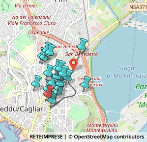 Mappa Via Zagabria, 09129 Cagliari CA, Italia (0.837)