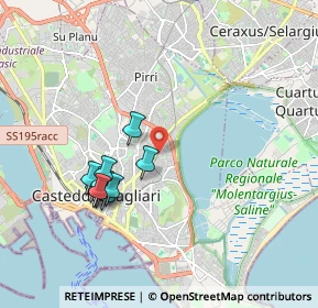 Mappa Via Zagabria, 09129 Cagliari CA, Italia (1.93)