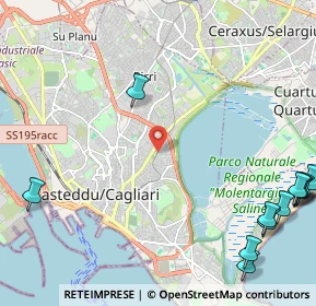 Mappa Via Zagabria, 09129 Cagliari CA, Italia (3.71417)