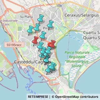 Mappa Via Zagabria, 09129 Cagliari CA, Italia (1.57353)