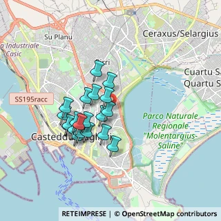 Mappa Via Zagabria, 09129 Cagliari CA, Italia (1.5835)