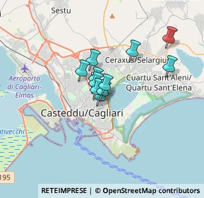 Mappa Via Zagabria, 09129 Cagliari CA, Italia (2.31091)