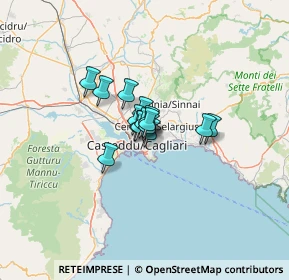 Mappa Via Zagabria, 09129 Cagliari CA, Italia (6.38267)