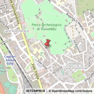 Mappa Via Falzarego, 35, 09123 Cagliari, Cagliari (Sardegna)