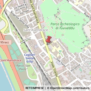Mappa Viale Sant'Avendrace, 55-57, 09122 Cagliari, Cagliari (Sardegna)