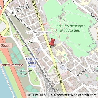 Mappa Viale Sant'Avendrace, 55, 09122 Cagliari, Cagliari (Sardegna)