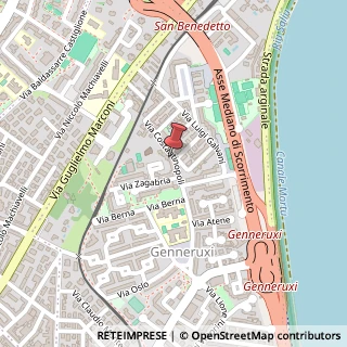 Mappa Via Zagabria, 45, 09129 Cagliari, Cagliari (Sardegna)