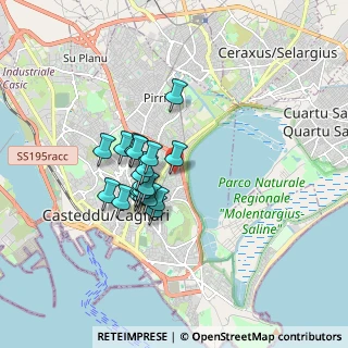 Mappa Via Costantinopoli, 09129 Cagliari CA, Italia (1.37)