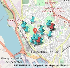 Mappa Sentiero nel Parco di Tuvixeddu, 09123 Cagliari CA, Italia (0.715)