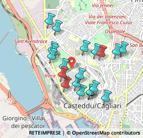 Mappa Sentiero nel Parco di Tuvixeddu, 09123 Cagliari CA, Italia (0.89)