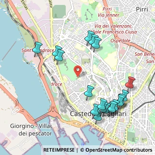 Mappa Sentiero nel Parco di Tuvixeddu, 09122 Cagliari CA, Italia (1.3115)