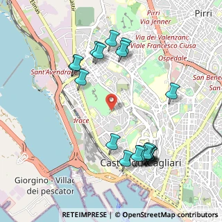 Mappa Sentiero nel Parco di Tuvixeddu, 09122 Cagliari CA, Italia (1.2155)