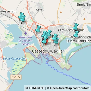 Mappa Sentiero nel Parco di Tuvixeddu, 09122 Cagliari CA, Italia (3.22833)