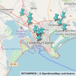 Mappa Sentiero nel Parco di Tuvixeddu, 09122 Cagliari CA, Italia (4.02538)
