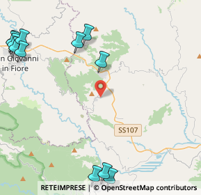 Mappa Salita Castello, 88833 Caccuri KR, Italia (6.94333)