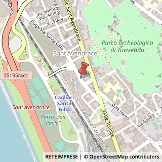 Mappa Via Santa Gilla, 19, 09122 Cagliari, Cagliari (Sardegna)