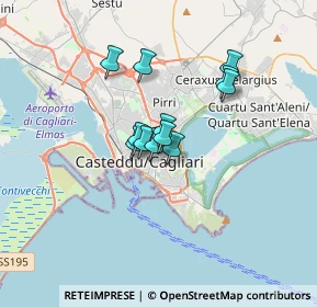 Mappa Piazza S. Benedetto, 09124 Cagliari CA, Italia (2.38667)