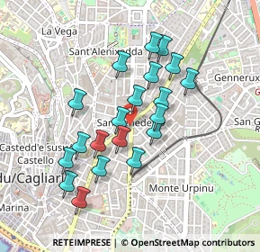 Mappa Piazza S. Benedetto, 09124 Cagliari CA, Italia (0.4385)