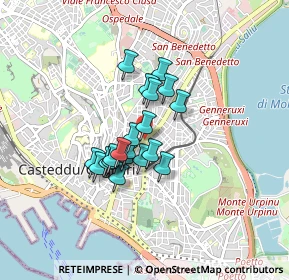 Mappa Piazza S. Benedetto, 09124 Cagliari CA, Italia (0.6415)