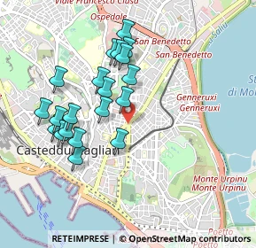 Mappa Piazza S. Benedetto, 09124 Cagliari CA, Italia (0.967)