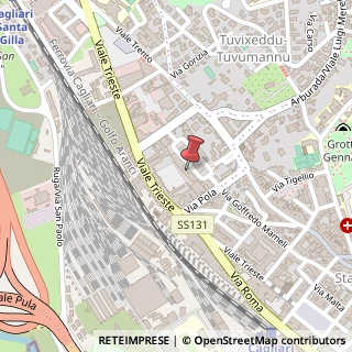 Mappa Via Goffredo Mameli, 184, 09123 Cagliari, Cagliari (Sardegna)
