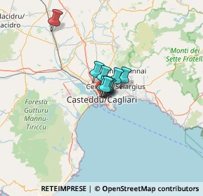 Mappa Via Ospedale, 09123 Cagliari CA, Italia (21.72615)